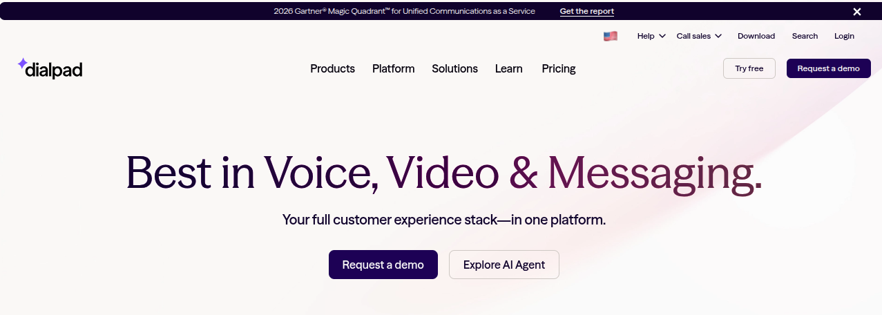Dialpad AI real-time call transcription and analytics interface